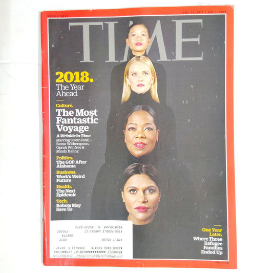 TIME Magazine Dec 25 2017 Jan 1 2018 Year Ahead Double Issue Wrinkle in Time