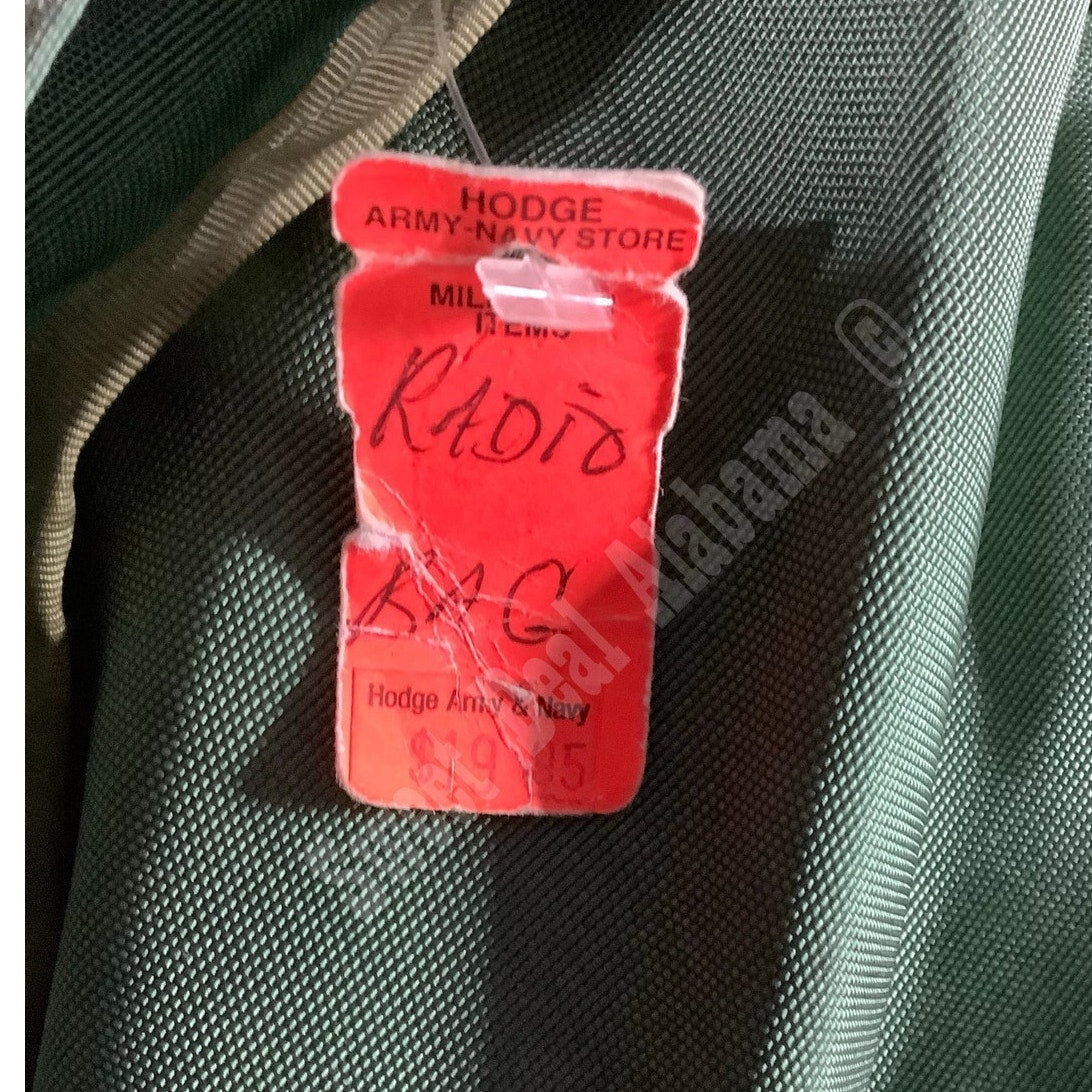 Radio Bag, Green, 9" x 9" x 8", Hook & Loop on 3 Sides, Universal Bag For More