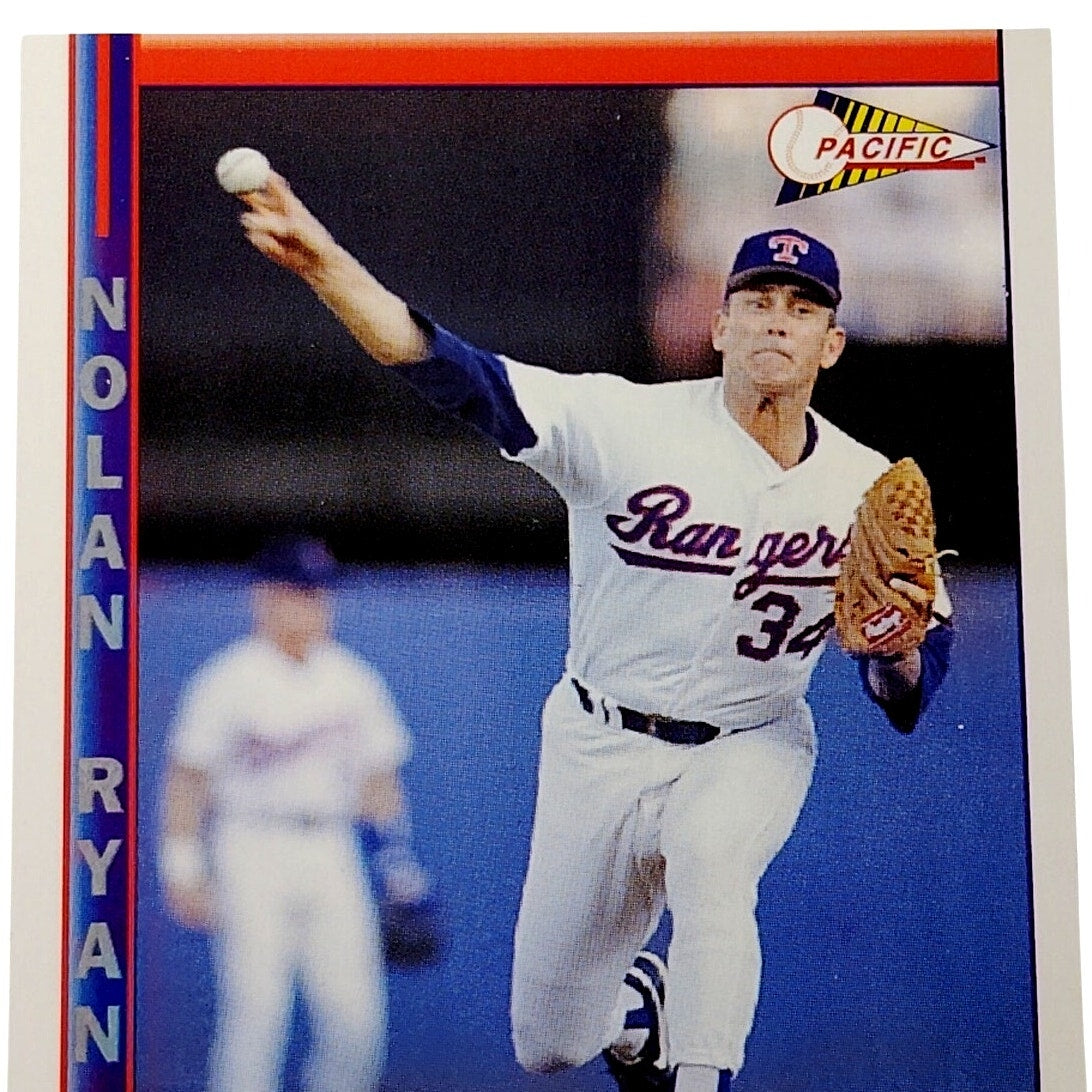 1993 Pacific Texas Express Nolan Ryan 248 Texas Rangers Pitcher Baseball Card NM