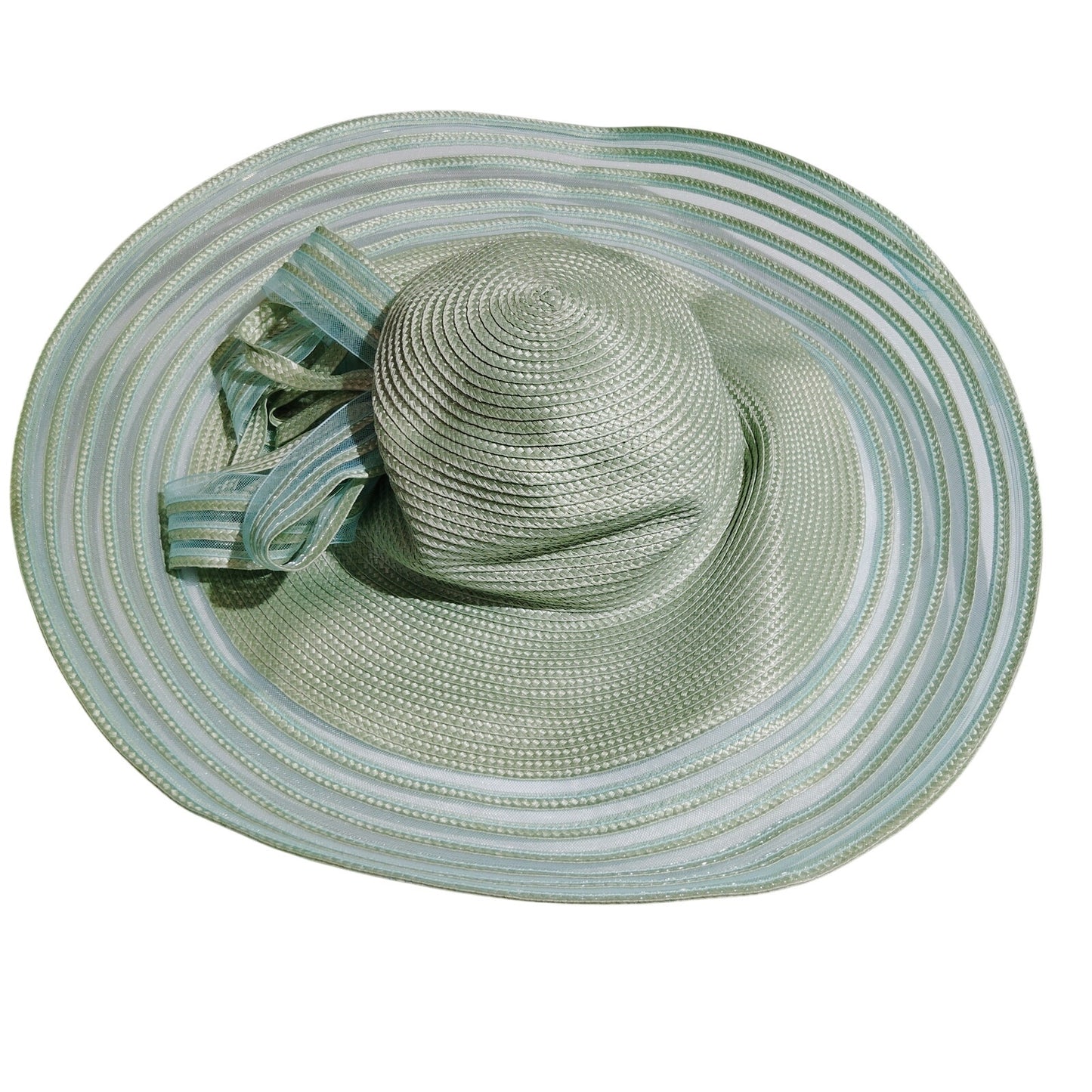 Bellissima Women’s Mint Derby Dress Hat, OS, Polypropylene, Needs Reshaping, NWT