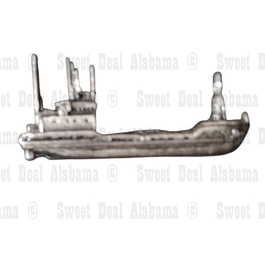 Landing Craft Utility (LCU) Ship, Collector's Hat, Lapel Pin 1-1/4"W x 1/2"H
