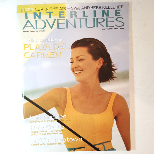 Interline Adventures Jul/Aug 1999 Playa Del Carmen Egypt Holy Land Chinatown NYC