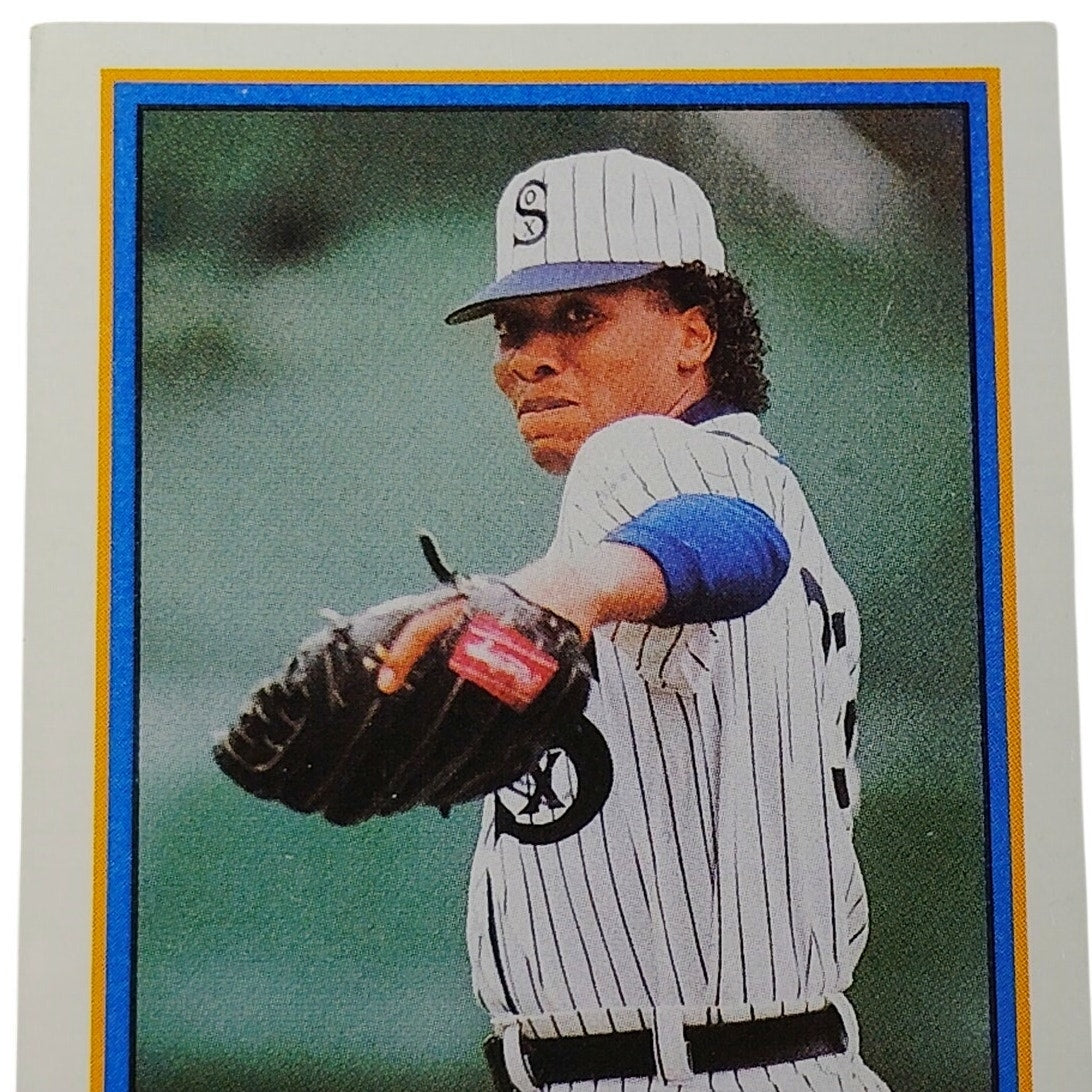 1991 Bowman Melido Perez #344 Chicago White Sox Pitcher Baseball Card NM