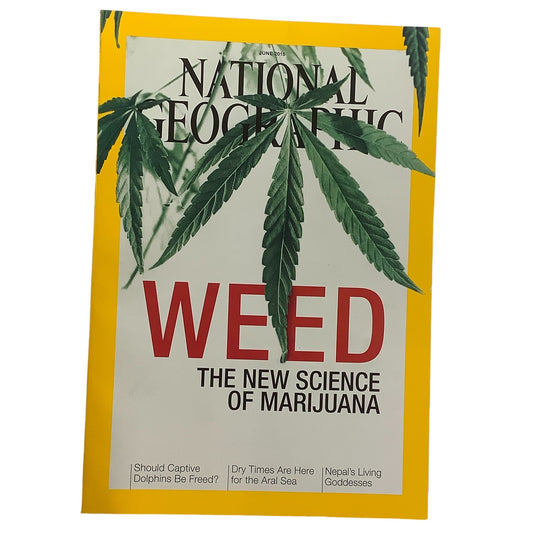 National Geographic June 2015, Weed Science, Captive Dolphins, Aral Sea, Nepal's Goddesses, Iceman Autopsy, Africa's Albertine Rift, LN