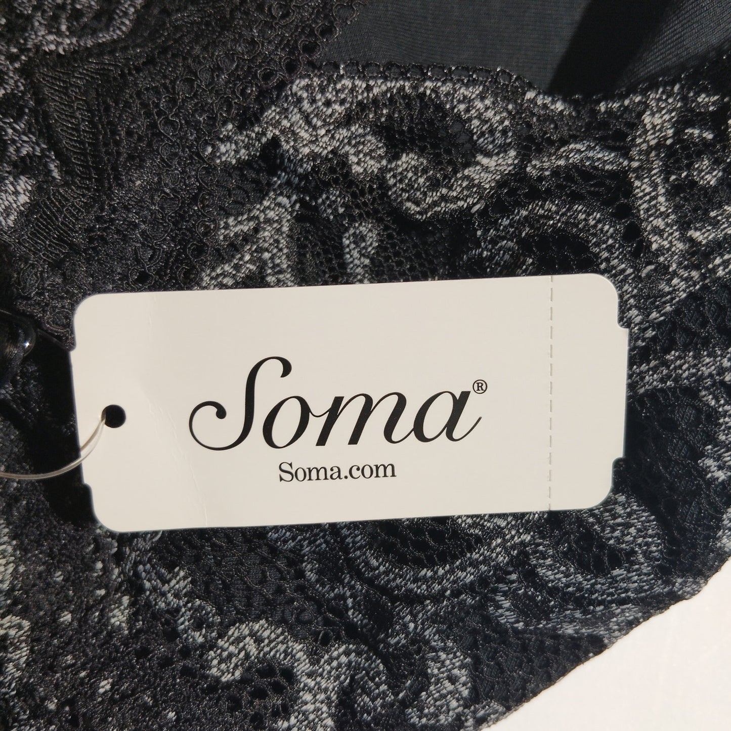 Soma Heather Lace Wirefree Bralette – Heather Black – XXL – Women’s