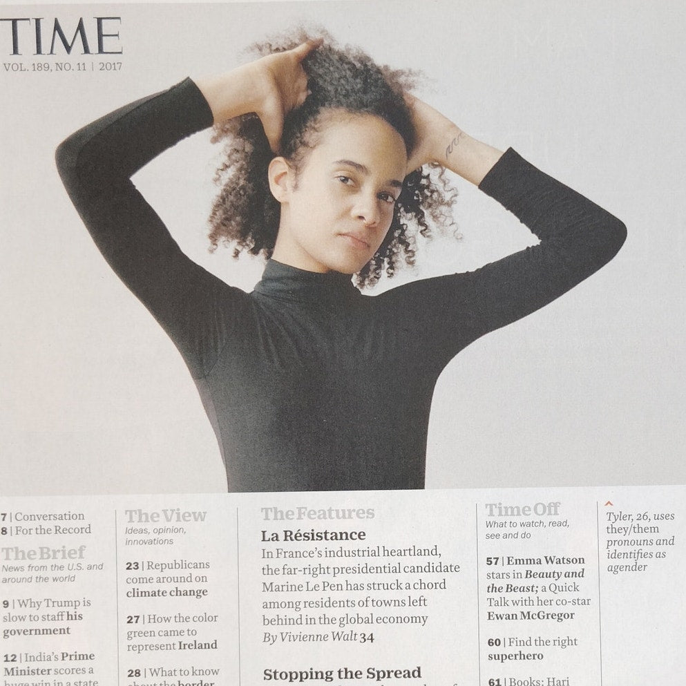 TIME Magazine March 27 2017 Beyond He or She Gender Identity Cover