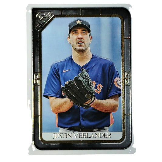 2021 Topps Gallery Justin Verlander #71 Astros Pitcher HOF Ace Cy Young VG/EX
