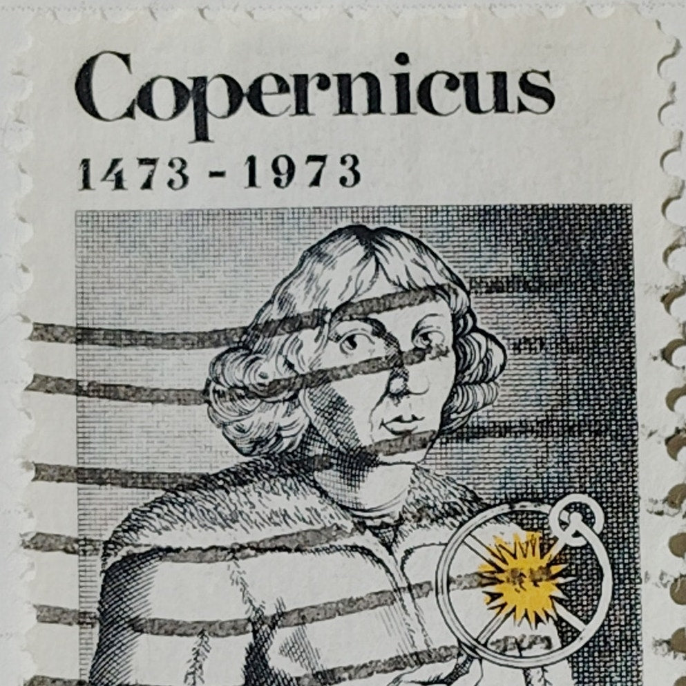 1973 US Postage Stamp Scott #1488 8c Nicolaus Copernicus Astronomer Used Canceled