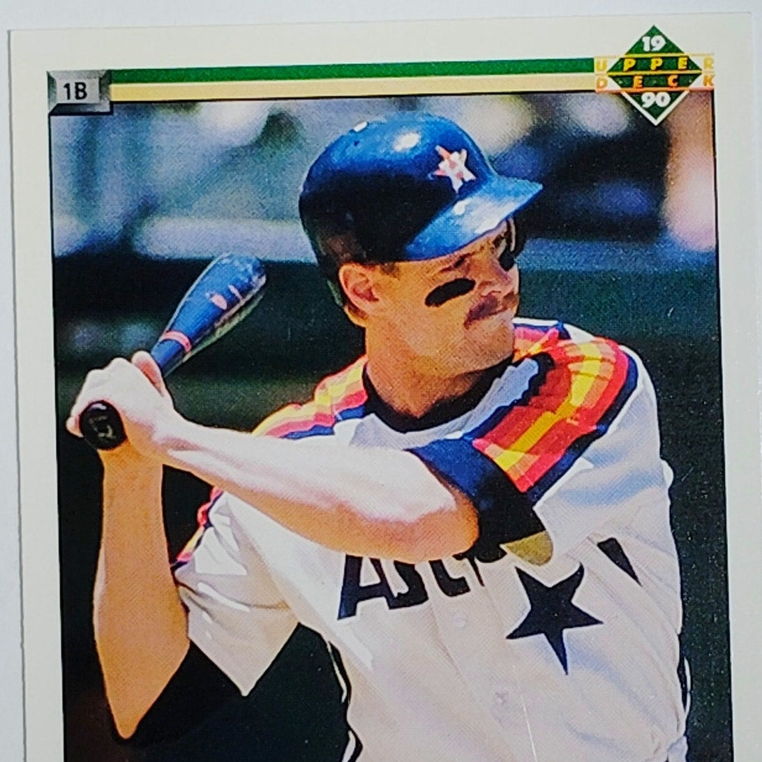 1990 Upper Deck Glenn Davis #245 Houston Astros First Base Power Hitter - VG/EX