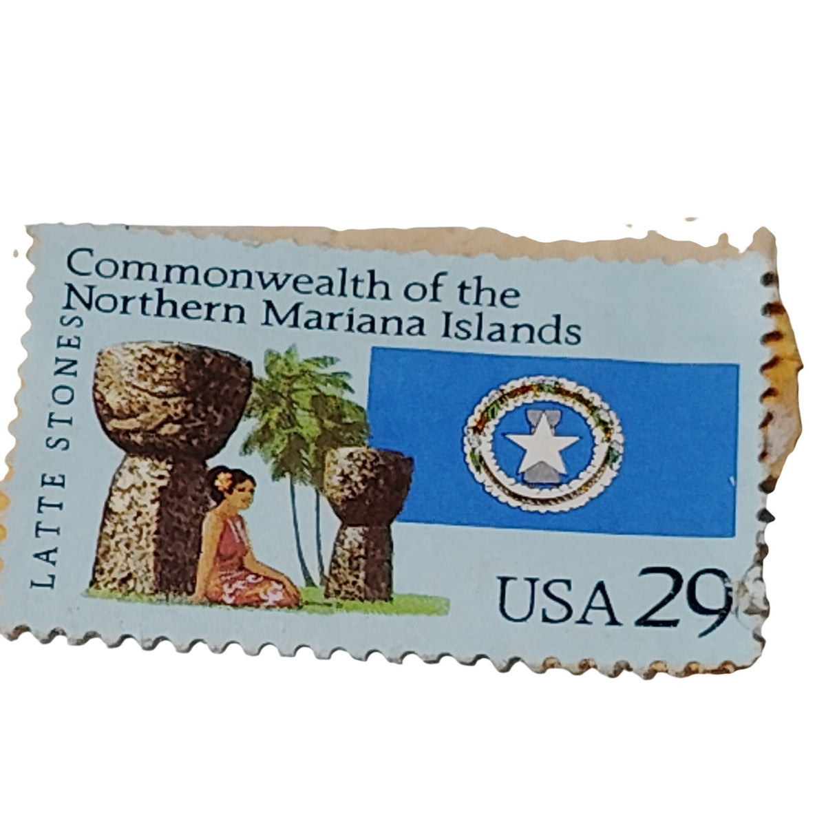 USA 29c Latte Stones Northern Mariana Islands Stamp #2804 - 1993 USPS Issue