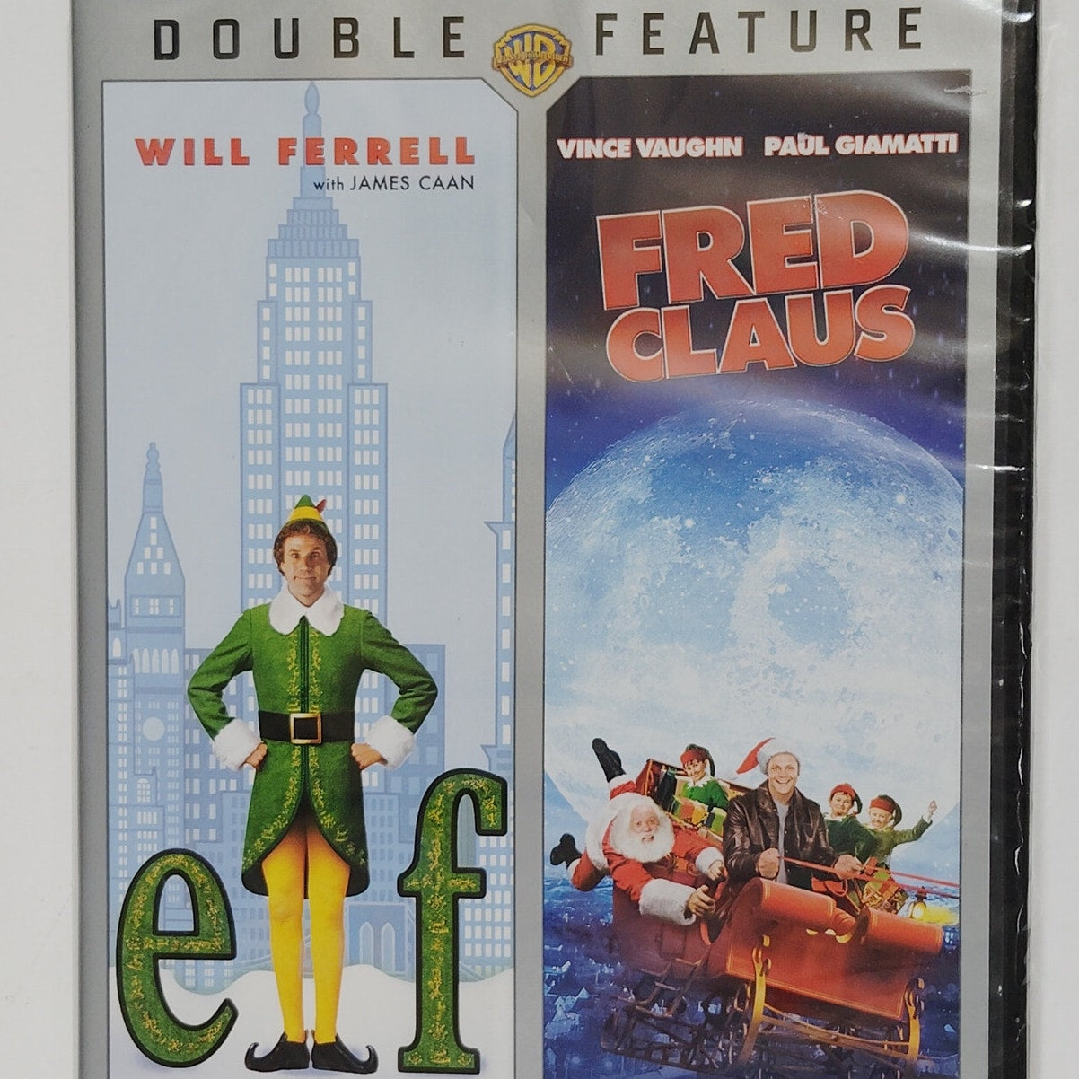 Elf / Fred Claus (DVD, 2008) – Warner Bros. Holiday Comedy Double Feature