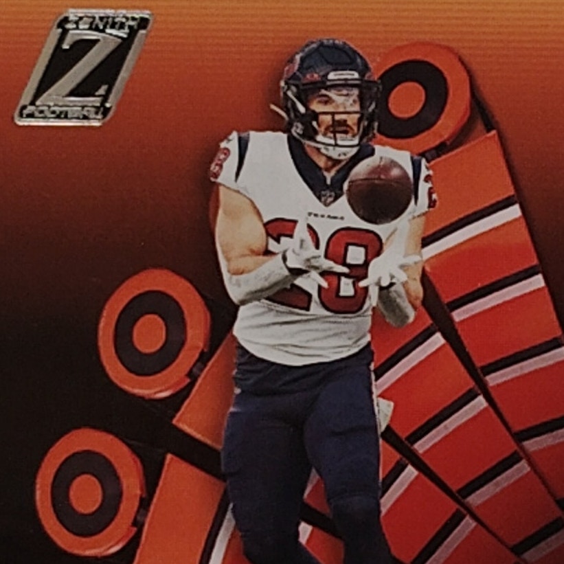 Rex Burkhead, Houston Texans, NFL 2022 Panini-Zenith Card 54, EX/NM