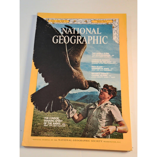 National Geographic Magazine – May 1971, Condor, Leningrad, Channel Islands