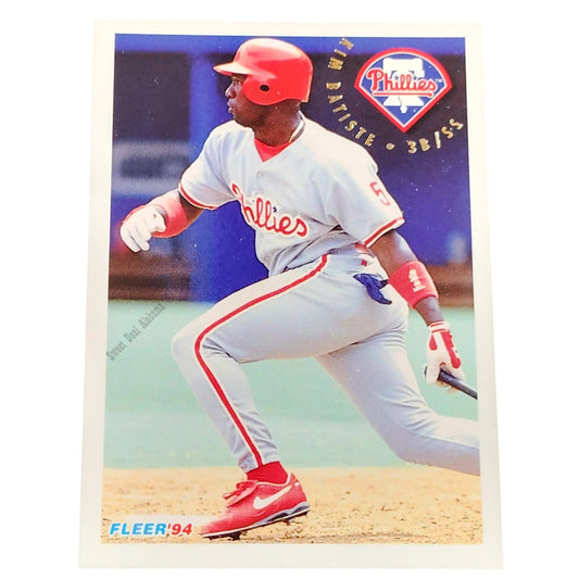 Kim Batiste, Philadelphia Phillies, #583, 1994 Fleer Baseball Collector's Card