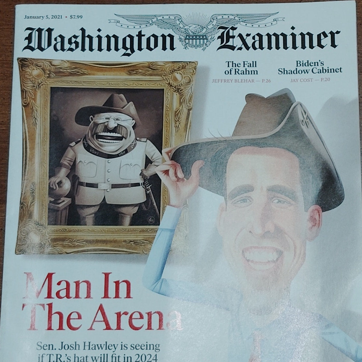 Washington Examiner Magazine - January 5, 2021 - Man In The Arena Politics
