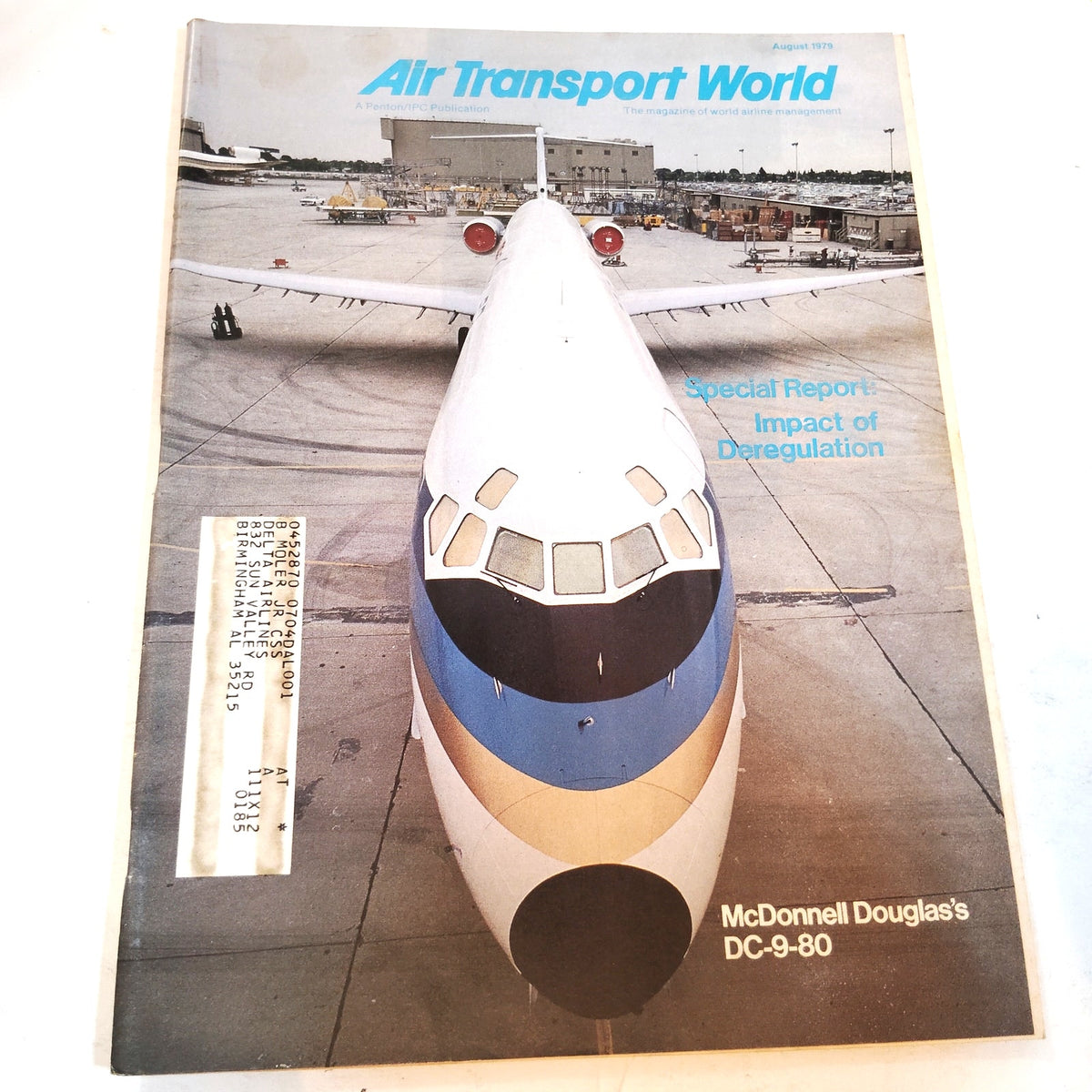 Air Transport World Magazine August 1979 - McDonnell Douglas DC-9-80 Report