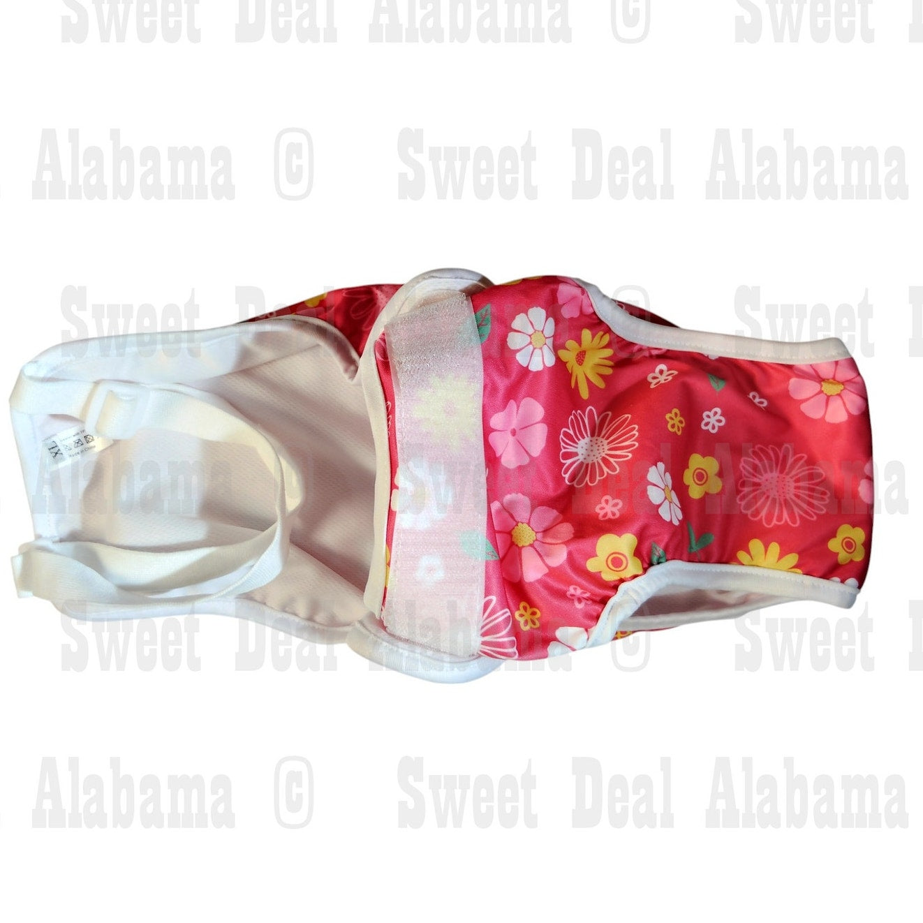 Washable Female Dog Diapers XL – Daisy Hippie Design, Reusable & Absorbent