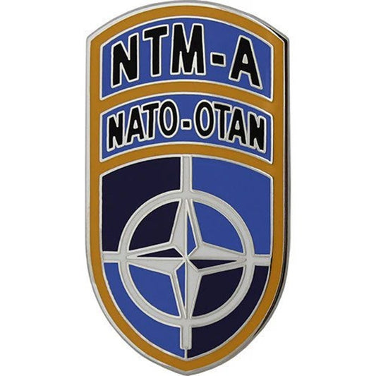 Army Combat Service Identification Badge (CSIB) – NATO Training Mission Afghanistan – 1-1/8" x 2"