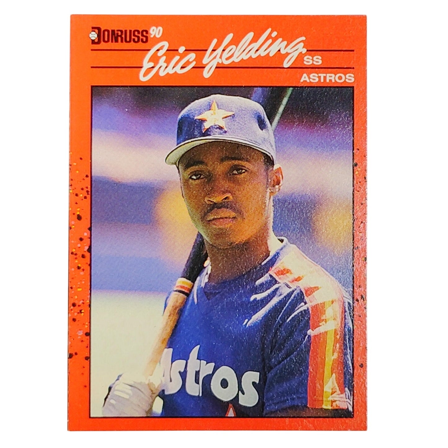 1990 Donruss #123 Eric Yelding Houston Astros Shortstop - VG/EX