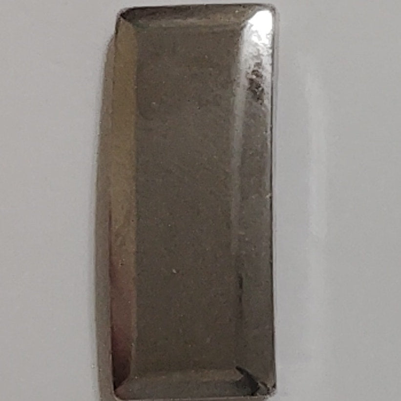 HWC Silver‑Tone Lieutenant Rank Bars – Smooth – 13/16" × 5/16" Novelty Pin Set