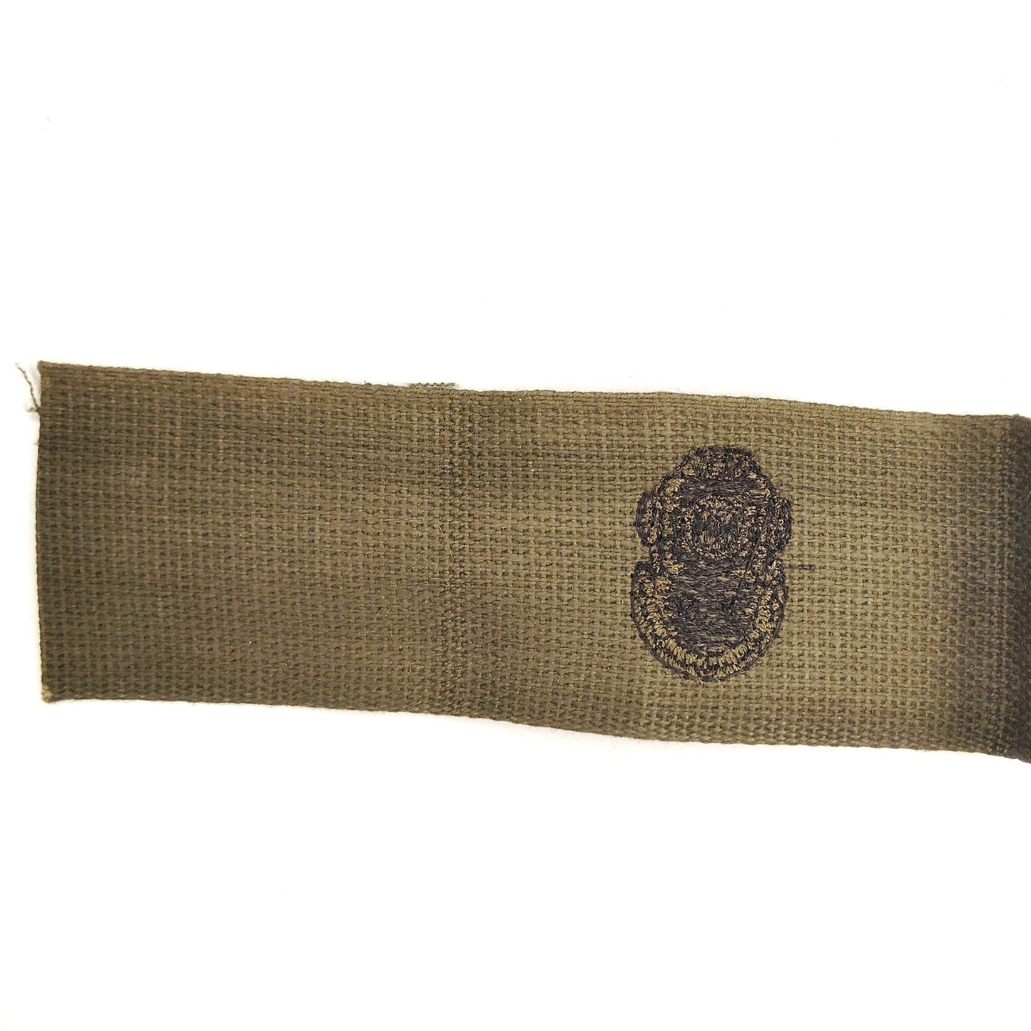 Vintage US Army 2nd Class Diver Qualification Patch Subdued ODG 5‑3/4" × 1‑1/2"