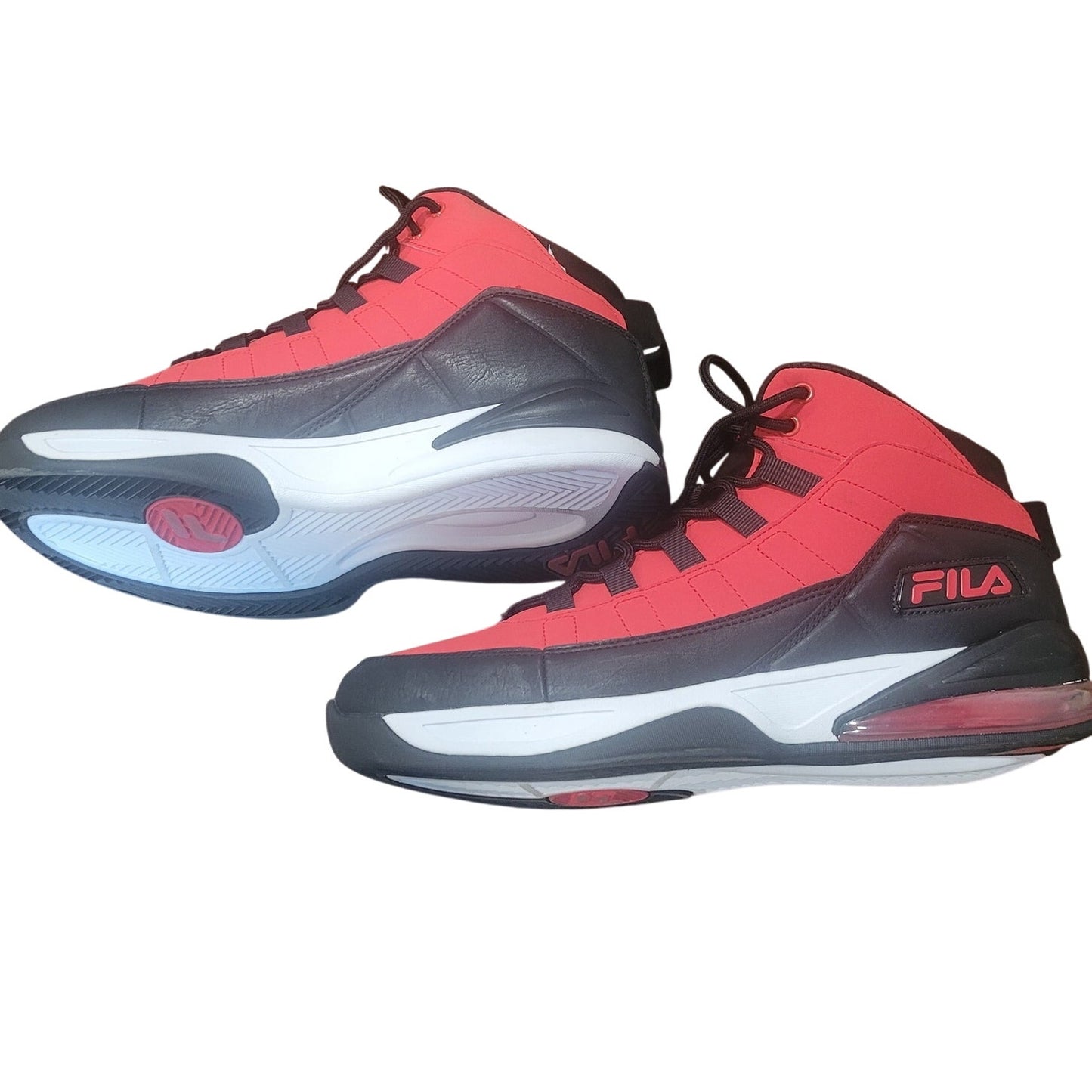 Fila Activisor Viz Men’s Athletic Shoes, Size 9.5 Red/Black, Lightweight Comfort