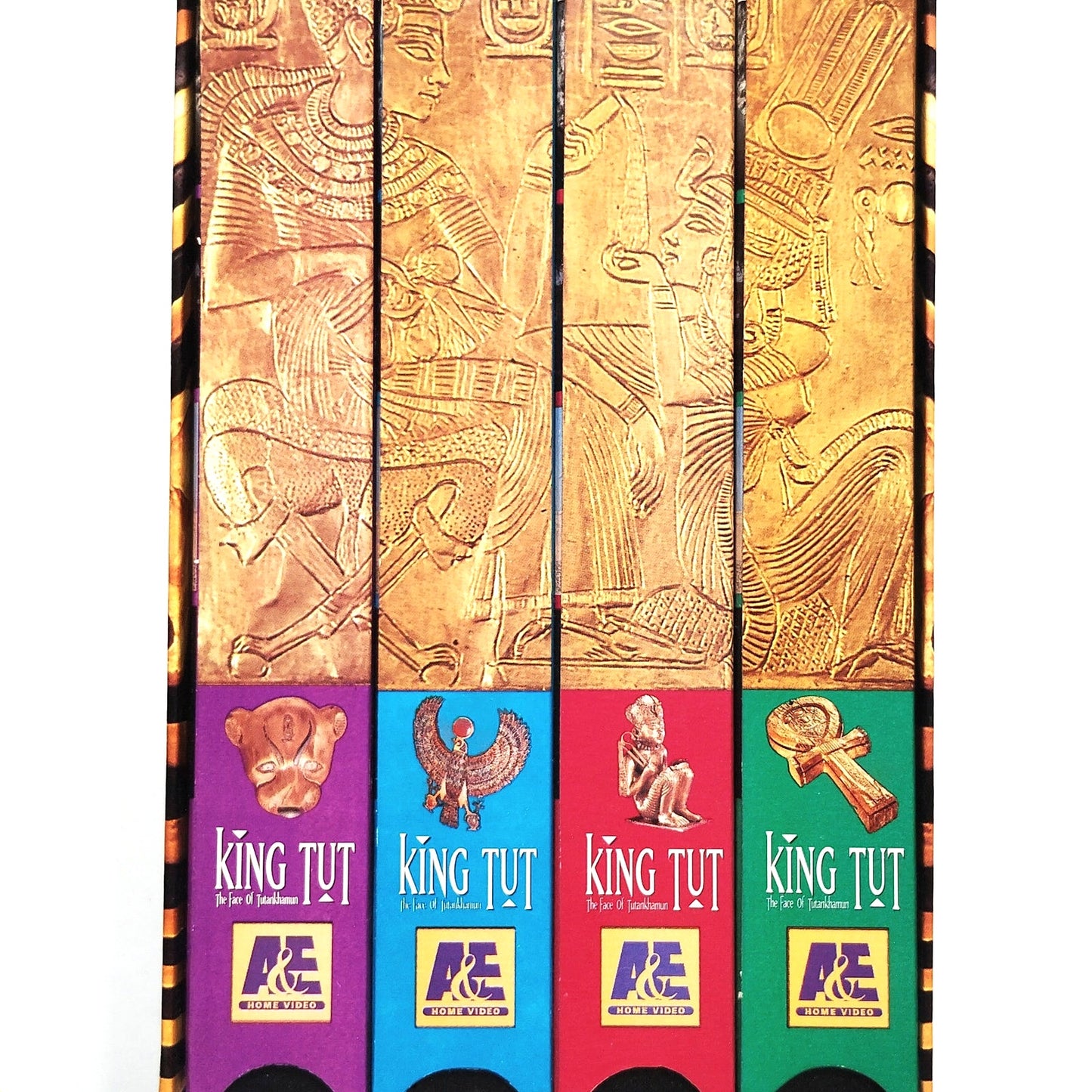 King Tut The Face of Tutankhamun 4‑Tape VHS Boxed Set 1992 A&E Documentary