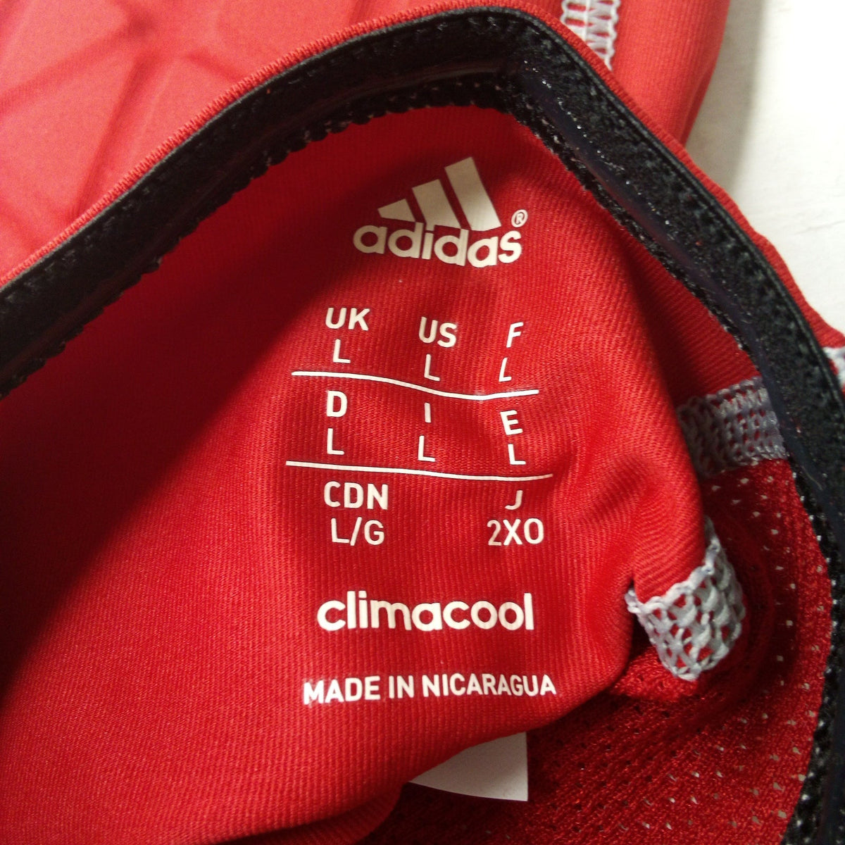 adidas TF Ironskin Padded Elbow Sleeve Power Red Large Football Compression