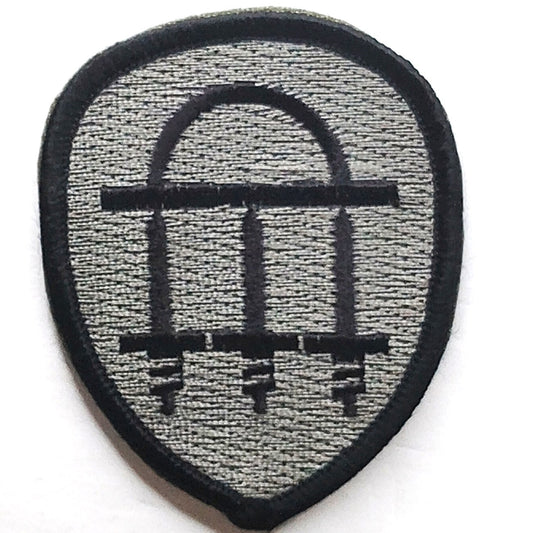 Georgia Defense Force Patch ACU/OCP Subdued Hook Back 3‑1/8" × 2‑3/8"
