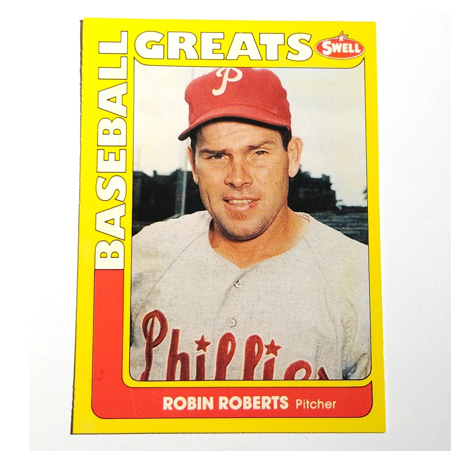 1991 Swell Baseball Greats Robin Roberts #77 Philadelphia Phillies Pitcher NM
