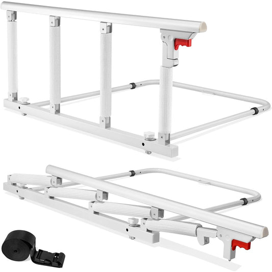 Bed Rail for All Bed Sizes 36.6"x15.8" Folding Assist Handle for Fall Prevention