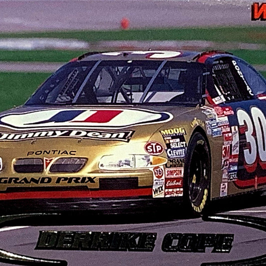 Derrike Cope #30 Jimmy Dean Grand Prix, 1999 Wheels #64 NASCAR Winston Cup, NM+