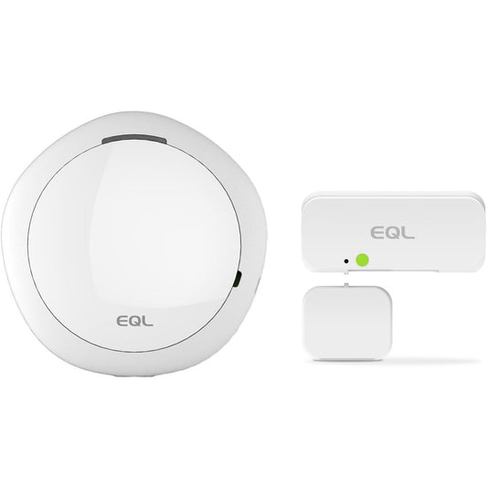MiLocks EQL-SNHB Door Sensor and Hub Combo, Home Security Smart Home
