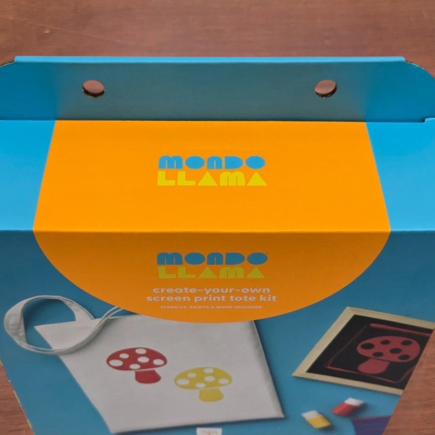 Mondo Llama Screen Print Tote Bag Craft Kit – DIY Art Project