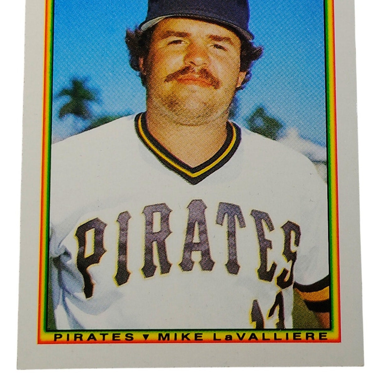 1990 Bowman Mike LaValliere #172 Pittsburgh Pirates Catcher MLB Baseball Card NM