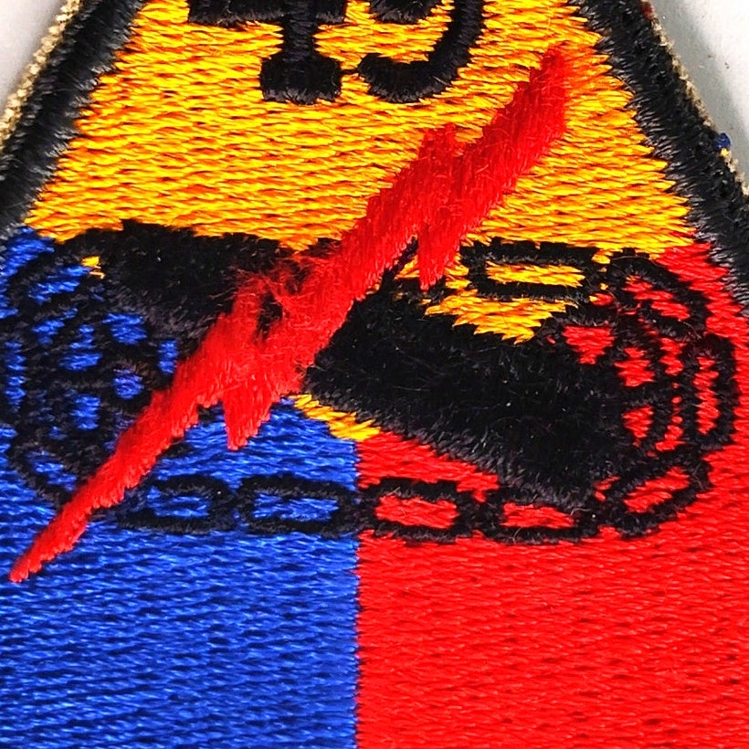 US Army 49th Armored Division Novelty Patch 3‑3/8" × 3‑7/8" Sew‑On