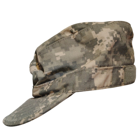 United States Digital ACU Camo Patrol Cap, Size 7-5/8, Ripstop, Sekri Ind., EUC