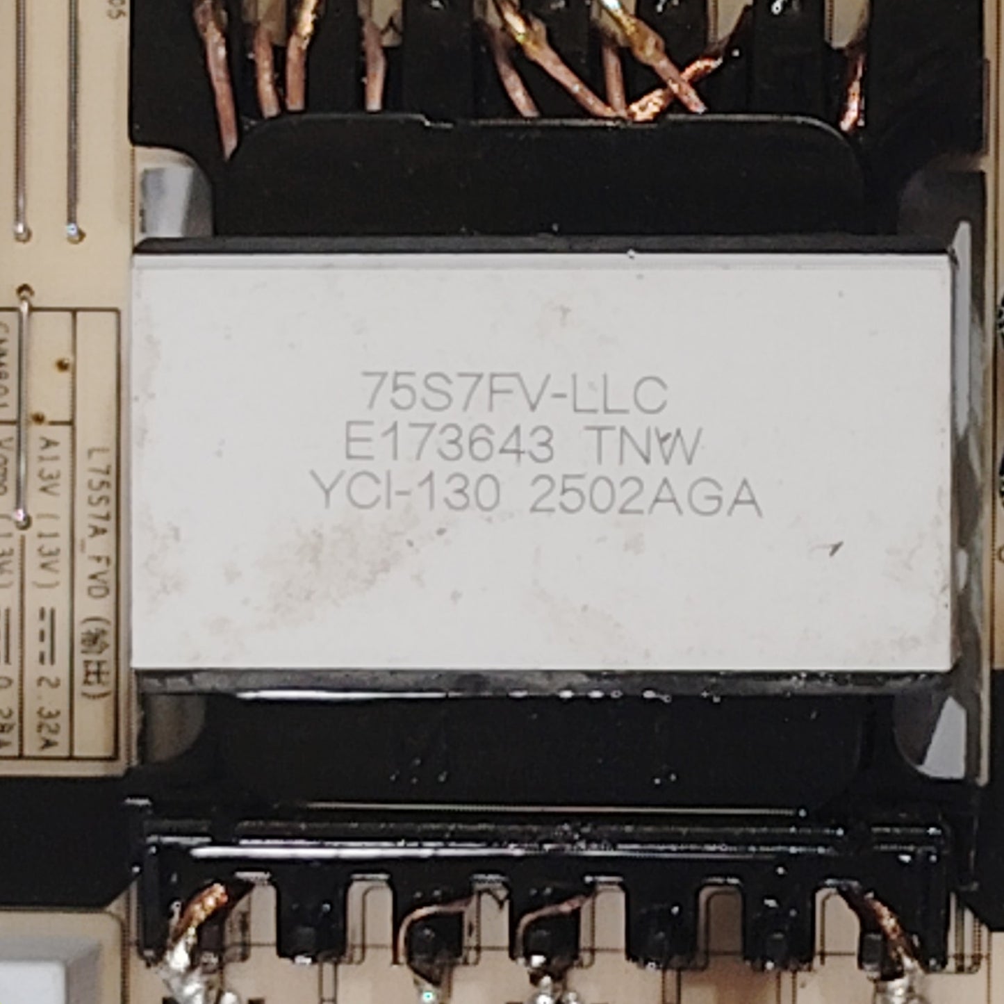 Samsung BN96-61905V Main Board +MC92A28089A Transformer OEM Set VF75US200UVQ UHD