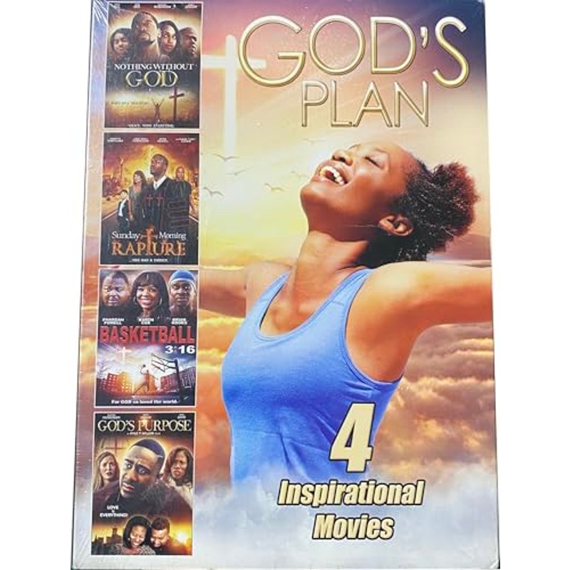 4 Movies - Nothing w/o God Sunday Morning Rapture Basketball 3:16 God's Purpose