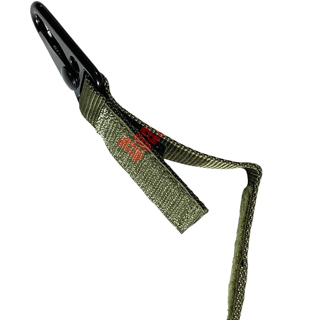 Condor Blood Type Keychain, AB POS (AB POSITIVE), Olive Drab Green, Snaphook