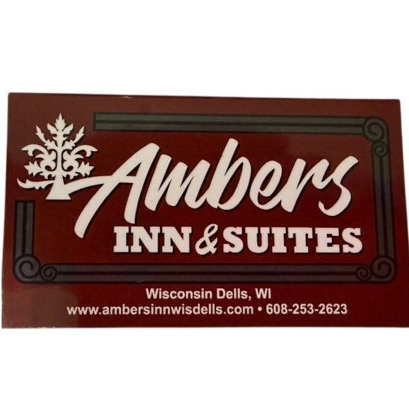 Amber’s Inn & Suites Wisconsin Dells Flexible Magnet 3‑1/2" × 2"