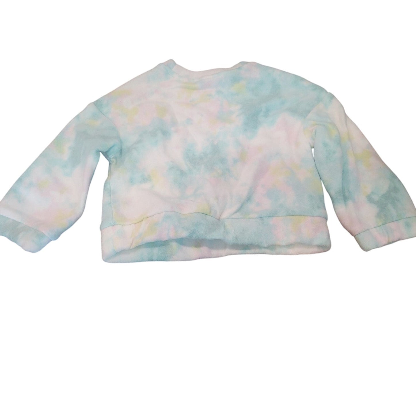 Toddler Girl’s Fleece Pullover – Cool Mint, Size 18M, Soft Crewneck Sweatshirt
