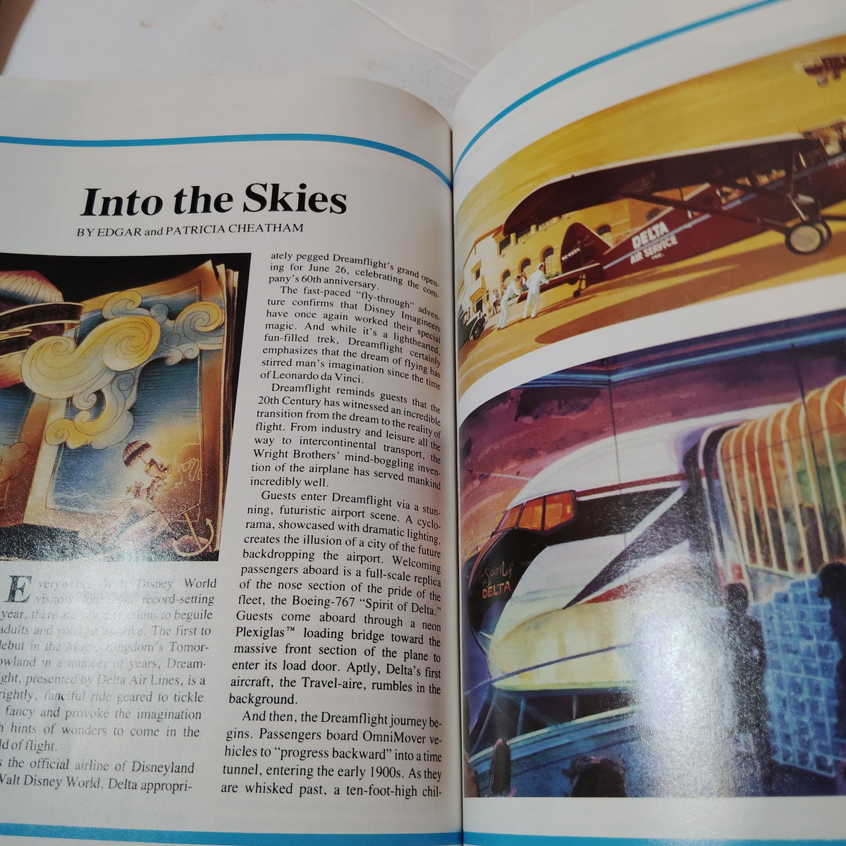 Delta SKY In-Flight Magazine June 1989 - Bermuda, Walt Disney's New Dreamflight
