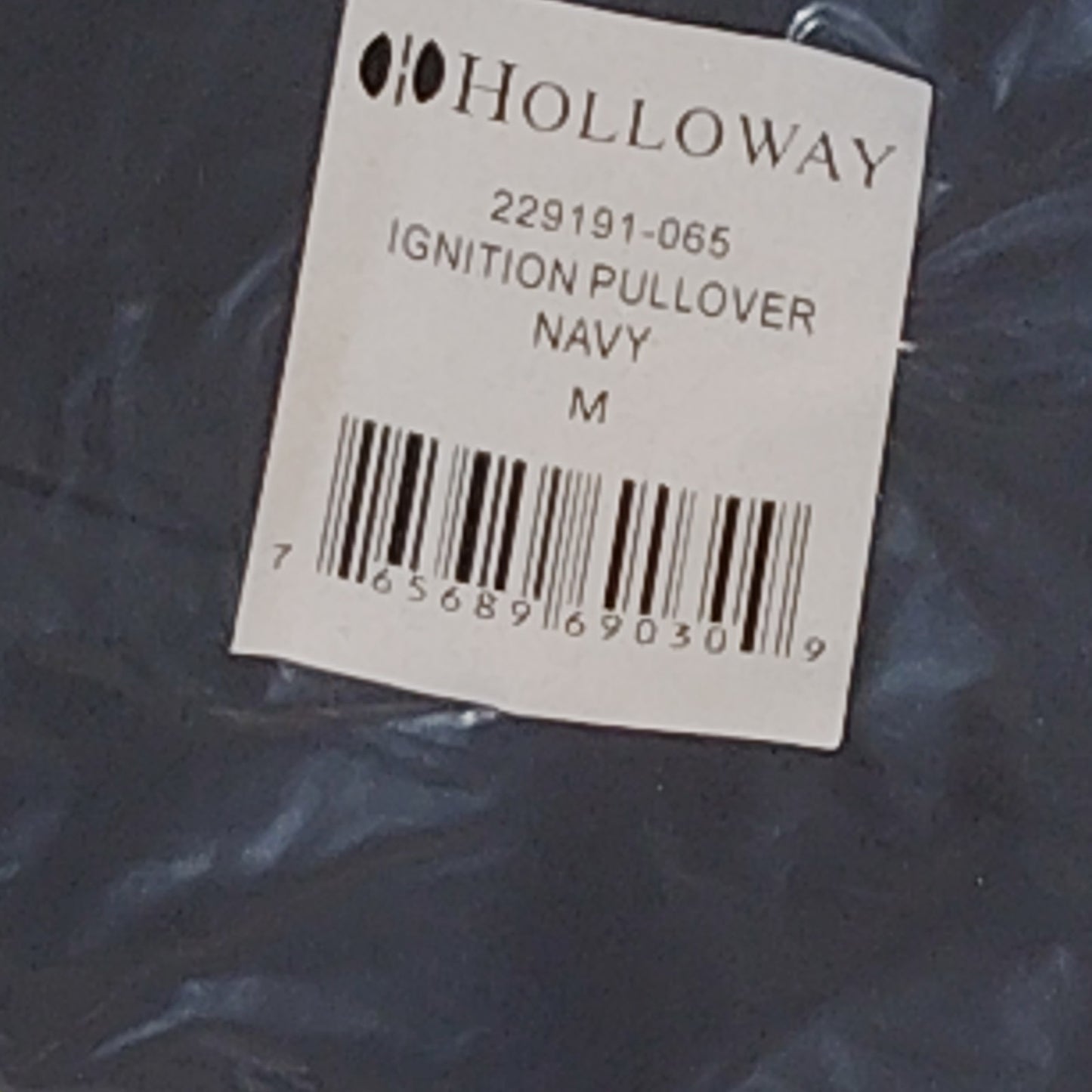Holloway Adult Ignition Pullover Jacket Navy Blue Med - Golf, Coaching, Outdoors