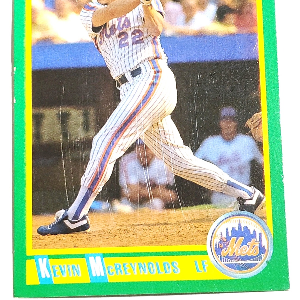 1990 Score Kevin McReynolds Card No. 5 New York Mets LF VG/EX