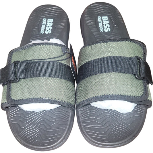 BASS OUTDOOR Men’s TOPO Utility Sandal Boat Shoe – Deep Lichen Green, Size 11.5