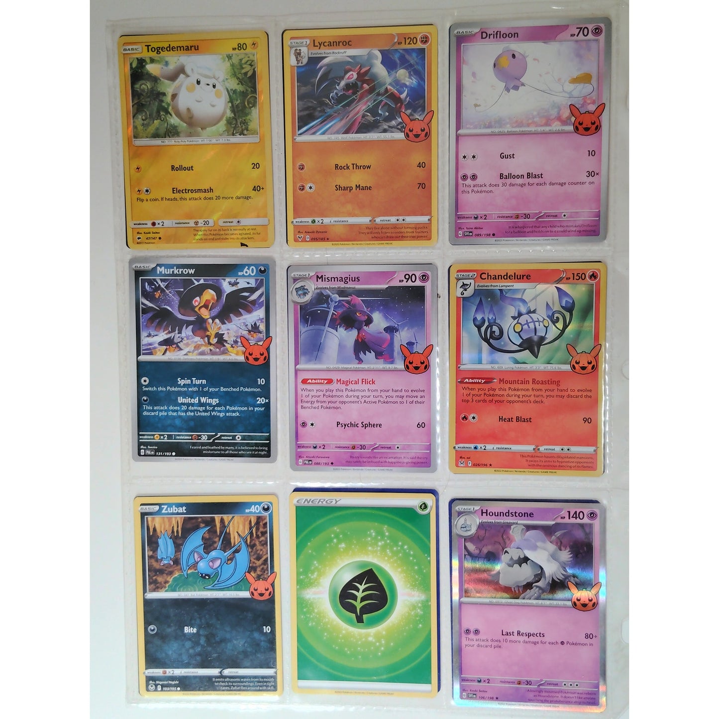 18 Random Pokémon Cards Pictured, Actual Photos Provided