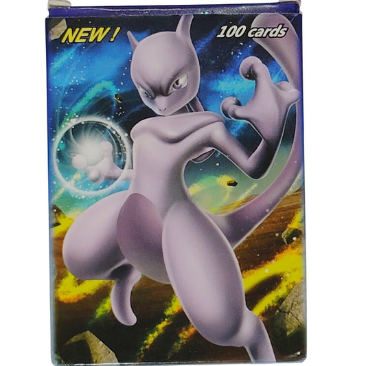 Classic Pocket Holo & Foil 100 Card Pack English Shining Energy Battle Toys Trading Card Game