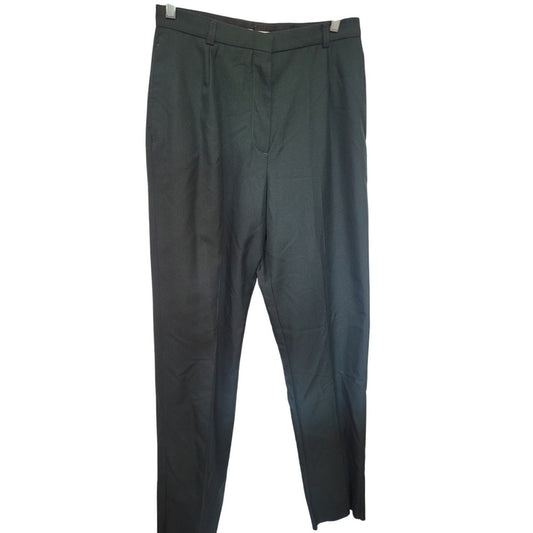 US Military Women’s Dress Slacks - Size 12MR - Green Shade 489 - Poly/Wool Serge