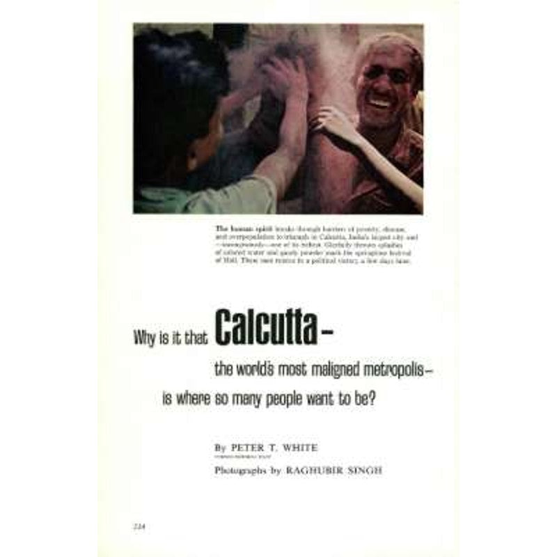 National Geographic Magazine April 1973, Calcutta, Pennsylvania, Madeira & More